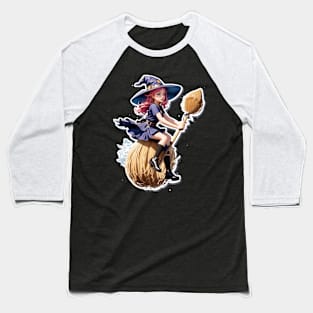 girl and broom Baseball T-Shirt